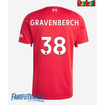 Liverpool Ryan Gravenberch #38 Tricou Fotbal Replică 2025-26 Barbati Acasa